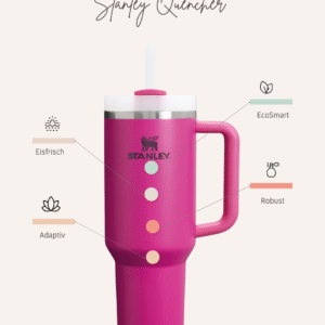 Stanley Quencher H2.0 Flowstate Stanley Cup – Trinkflasche mit Vorteilen: Eisfrisch, EcoSmart, Robust und Adaptiv